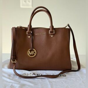 Michael Kors Tan Leather Satchel